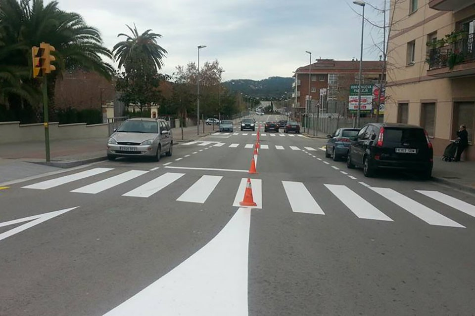 Treballs de pintura vial