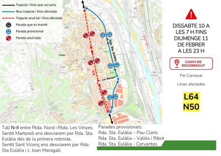 Afectacions en el transport públic