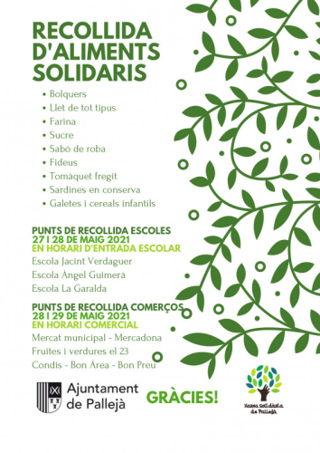 Campanya de recollida d'aliments solidaris