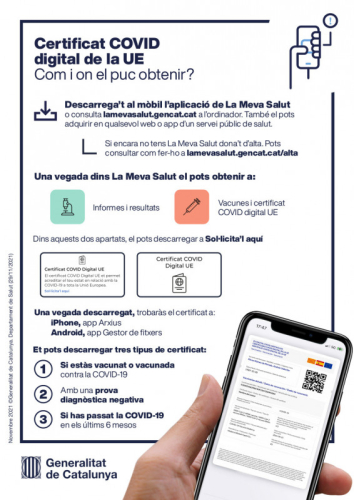 Com i on puc descarregar el certificat Covid?