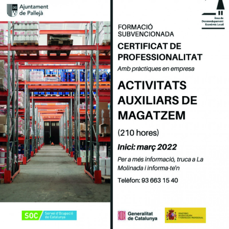 Activitats auxiliars de magatzem