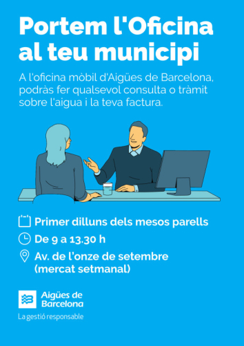 Cartell informatiu - Aigües de Barcelona