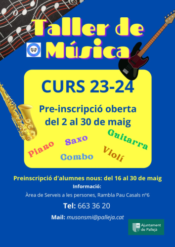 Cartell preinscripcions