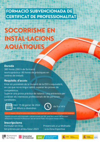 Cartell informatiu - Curs de socorrista