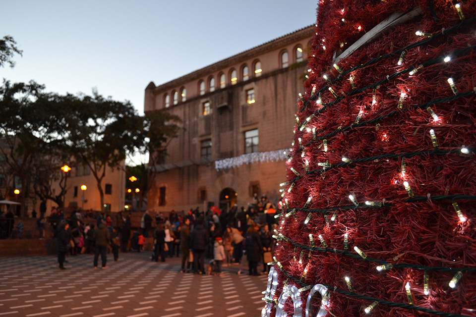 Encesa de l'arbre de Nadal - any 2016