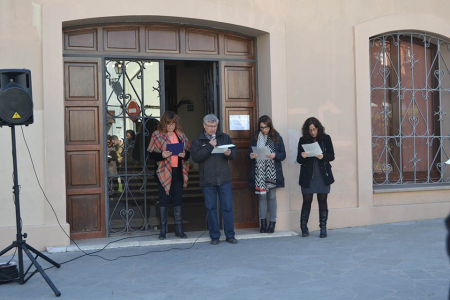 Lectura del manifest del Dia de les Dones