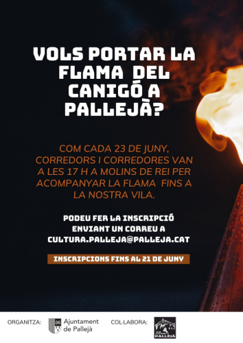 Participeu en l'arribada de la Flama del Canigó