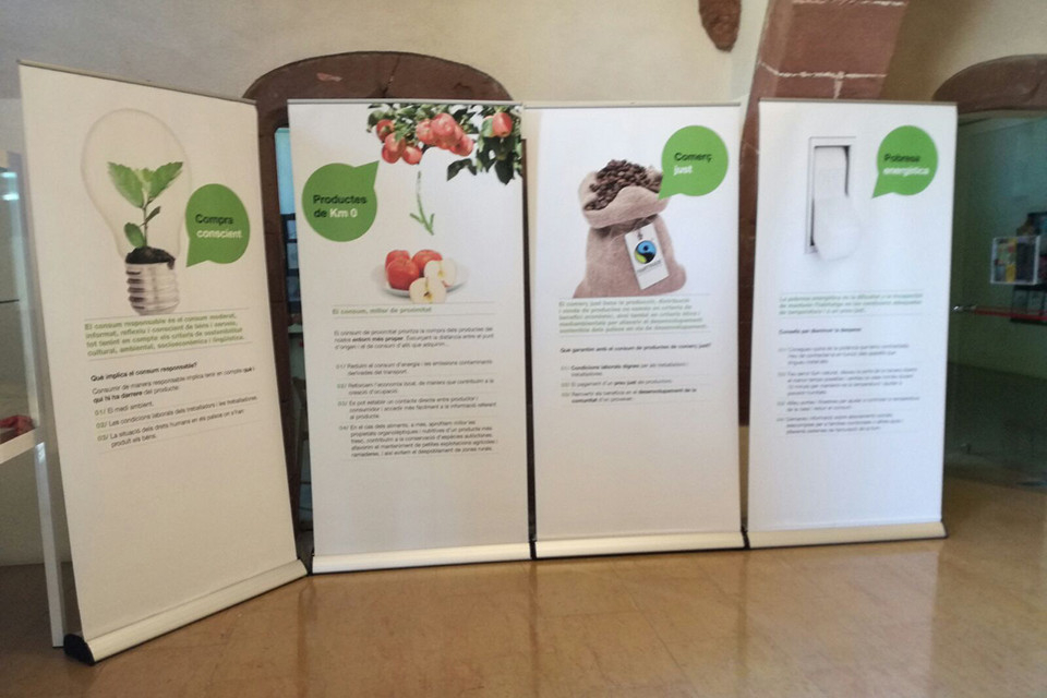 Exposició "Lidera el teu consum"