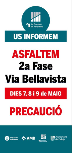 Pròximes tasques d'asfaltatge