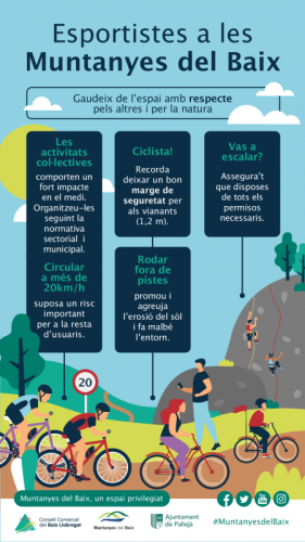 Esportistes a les Muntanyes del Baix