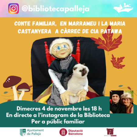 Cartell informatiu - Marrameu i Maria Castanyera