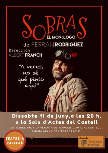 Cartell informatiu - monòleg