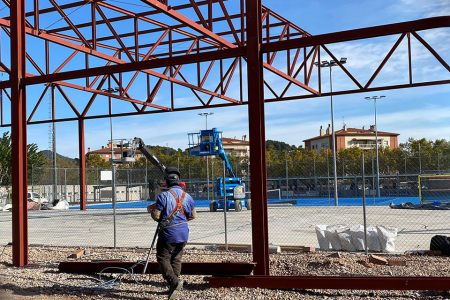 Treballs en l'estructura