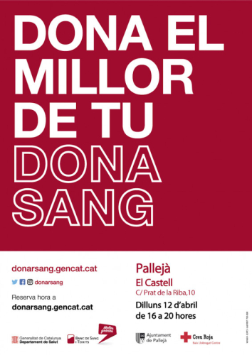 Donació de sang - Abril 2021