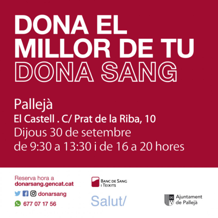 Donació de sang - Setembre 2021