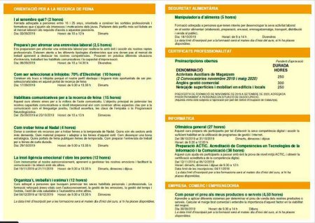 Programa ‘Eines per al teu futur’ 2