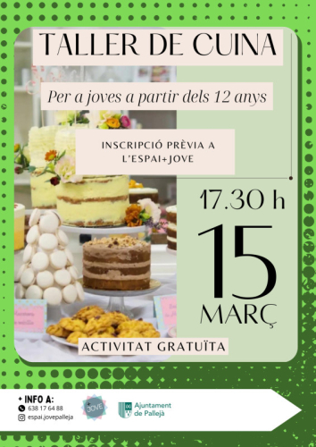 Cartell informatiu - Taller de cuina